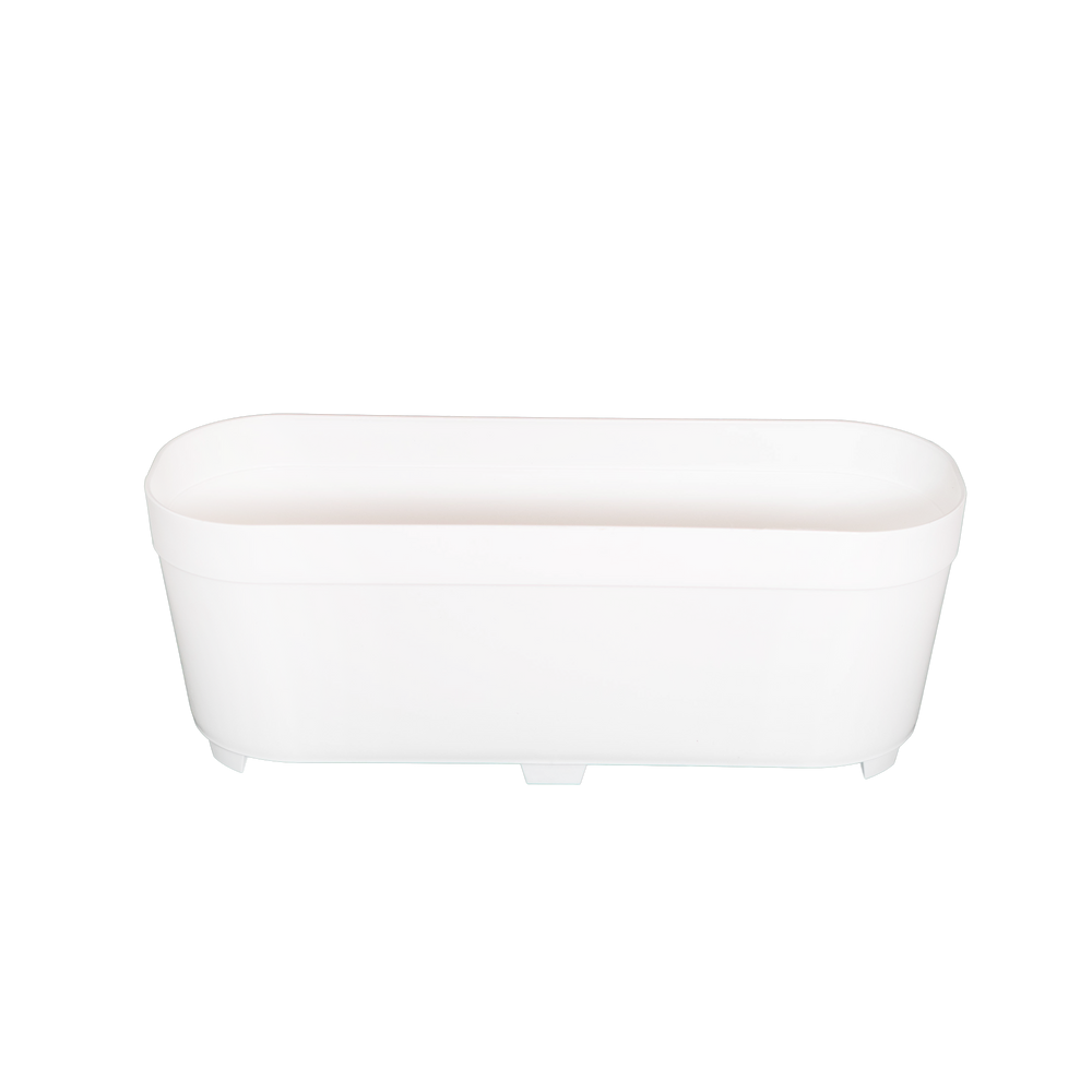 Jardinera 45×16 cm Blanca Paquete 6 piezas | Matec