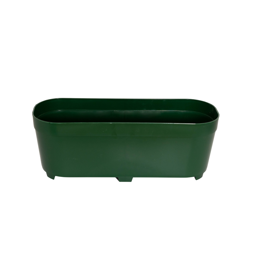 Jardinera 45×16 cm Verde Paquete 6 piezas | Matec