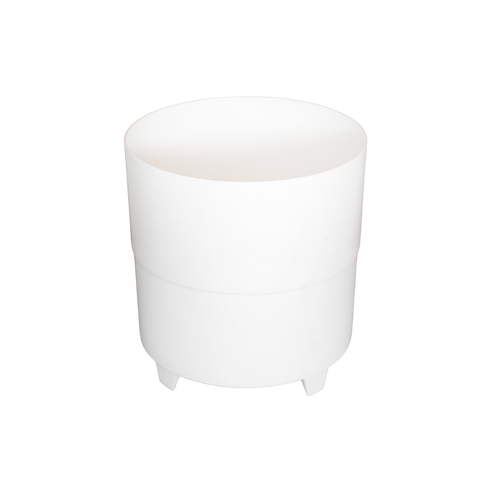 Maceta Decorativa 10 pulgadas Blanca Paquete 12 piezas | Matec