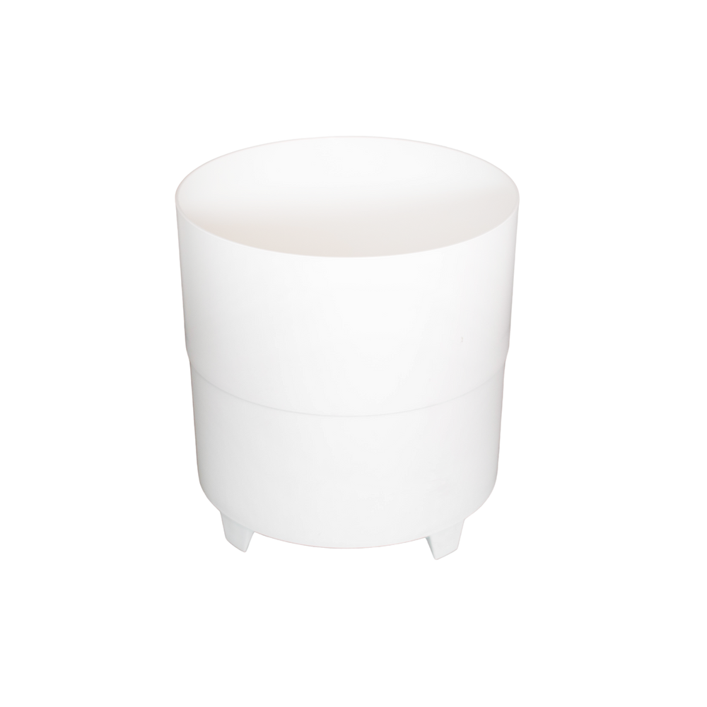Maceta Decorativa 10 pulgadas Blanca Paquete 12 piezas | Matec