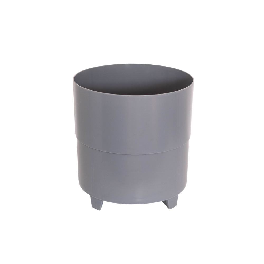 Maceta Decorativa 10 pulgadas Gris Paquete 12 piezas | Matec