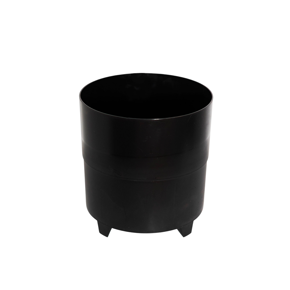 Maceta Decorativa 10 pulgadas Negra Paquete 12 piezas | Matec