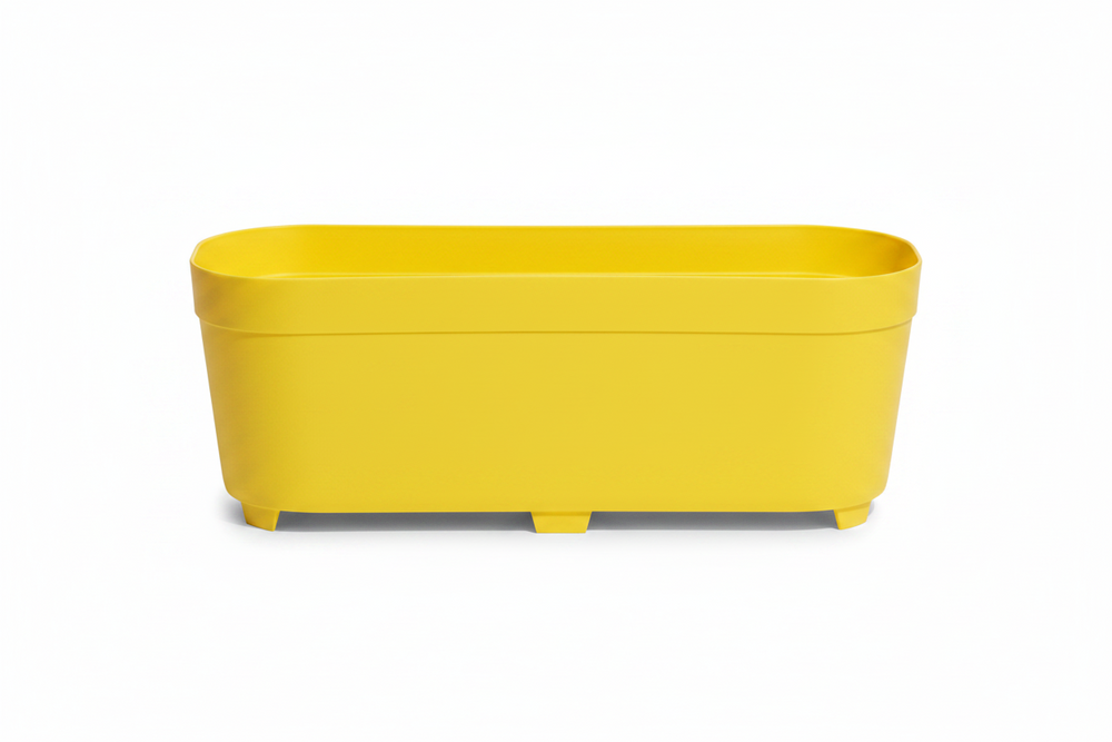 Jardinera 45×16 cm Amarilla Paquete 6 piezas | Matec