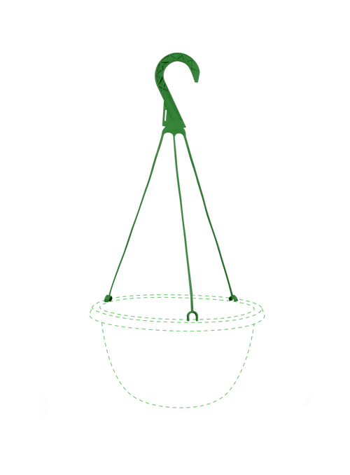 Gancho 40cm Verde