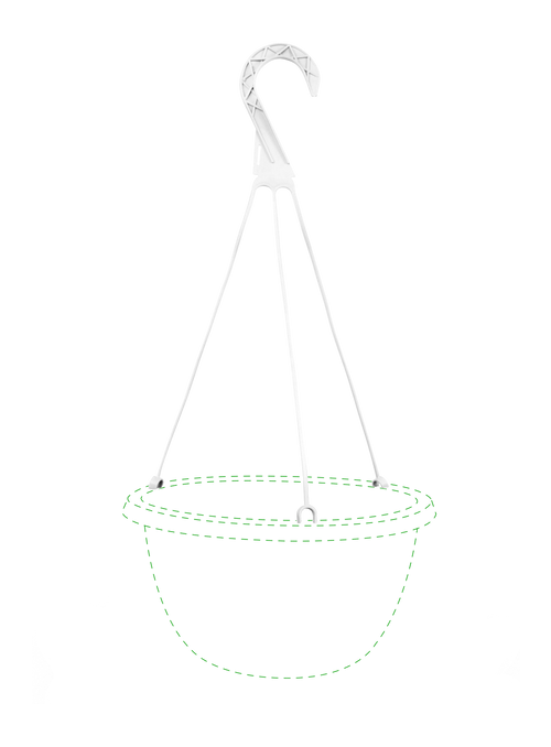 Gancho 48cm Blanca