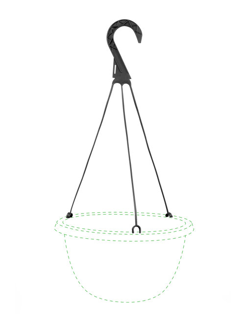 Gancho 48cm Negra