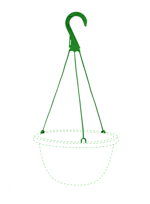 Gancho 48cm Verde