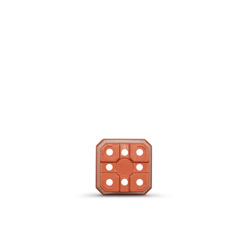 Maceta Cuadrada 7x7 Negra Paq 50