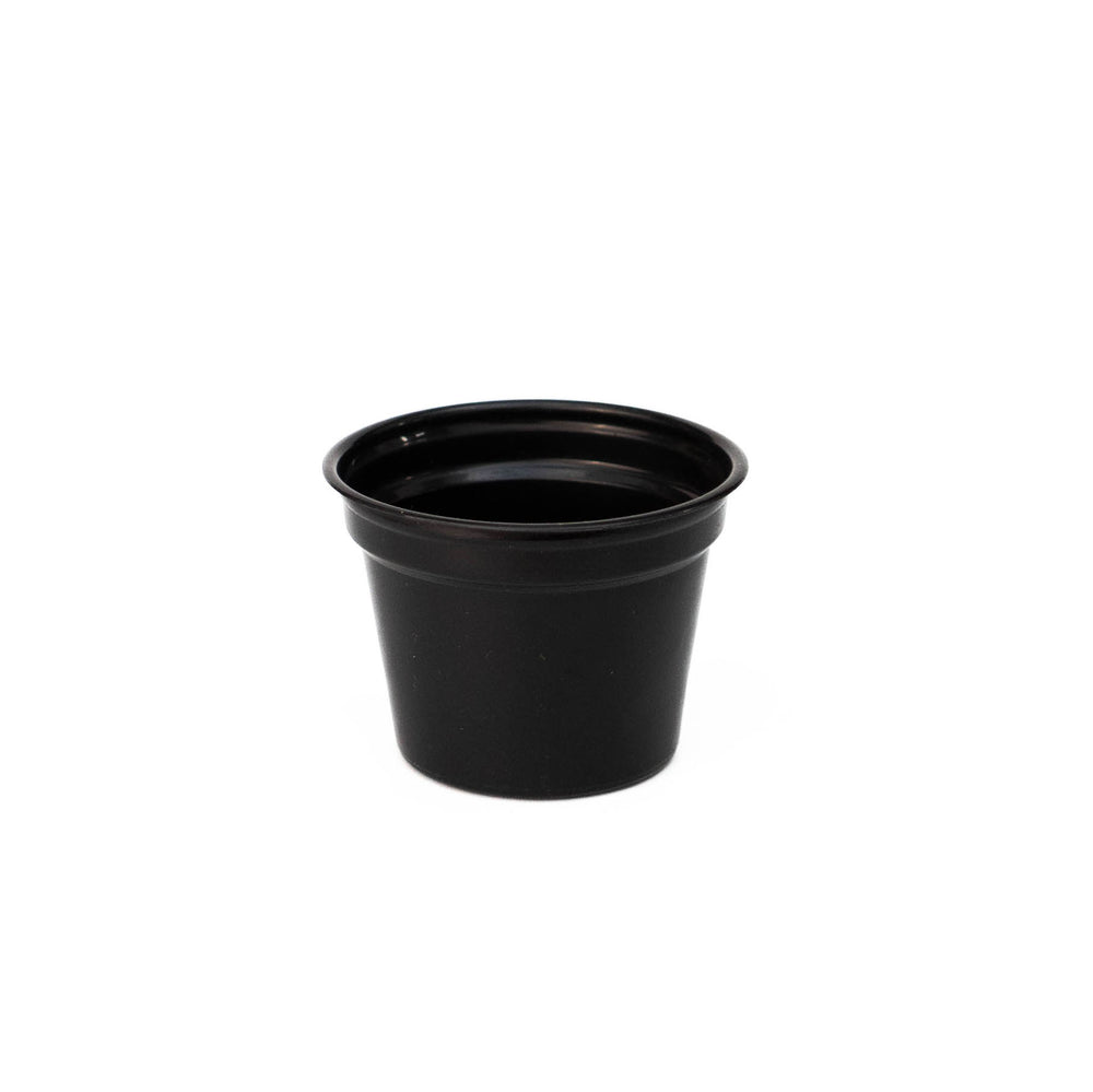 Maceta Baja 3p Negra Paq 20