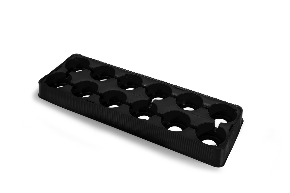 Charola Mini Quart Negro Paq 10
