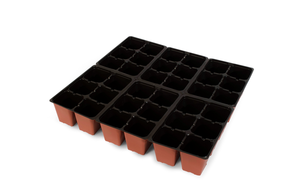 Charola Forraje 606 120g Sin Etiqueta Negro Paq 10